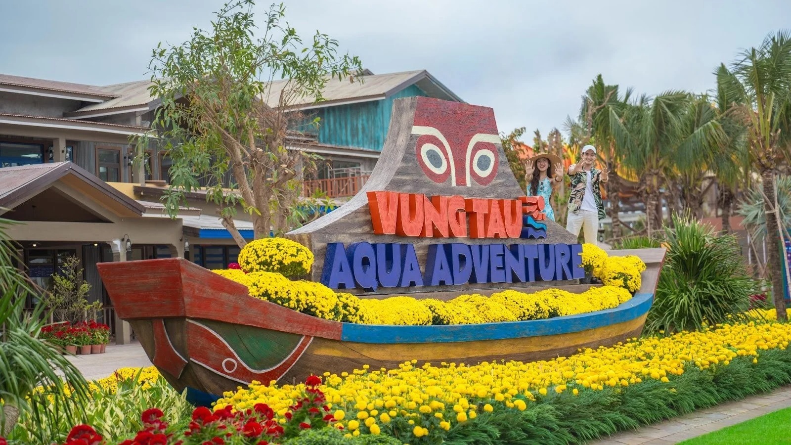 붕따우 썬월드 어드벤처 정문 사진